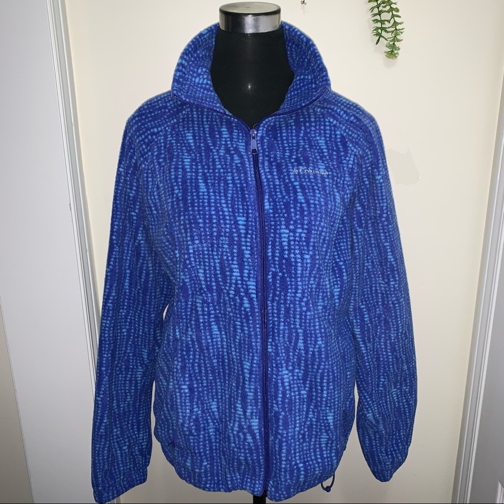 Columbia Fleece Zipped Up Comfy Jacket Size Large